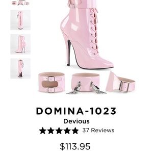 Pink Pleaser Heels 👠 Pleaser Ankle Boots